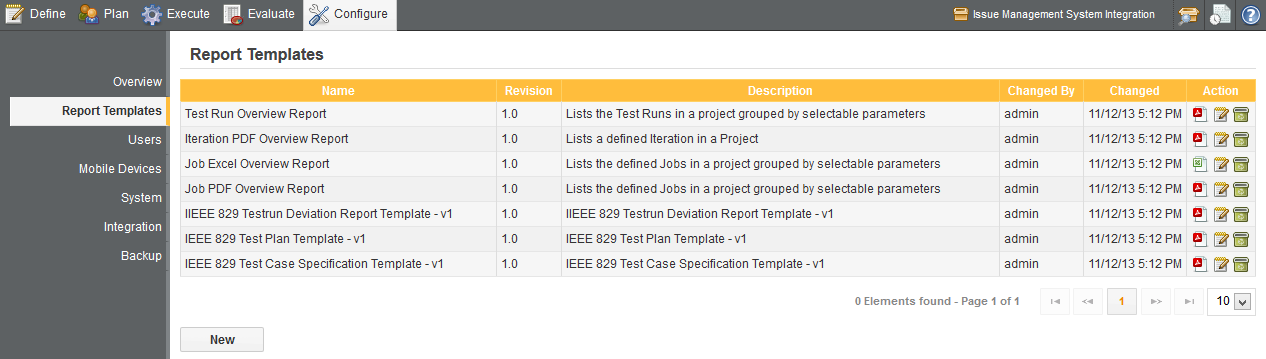 Apply a Report Template