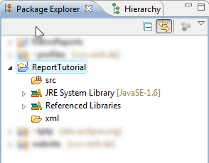 The Package Explorer