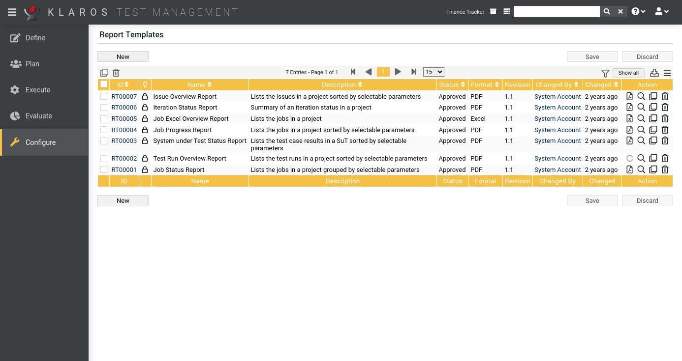 Generating a Parameterized Report