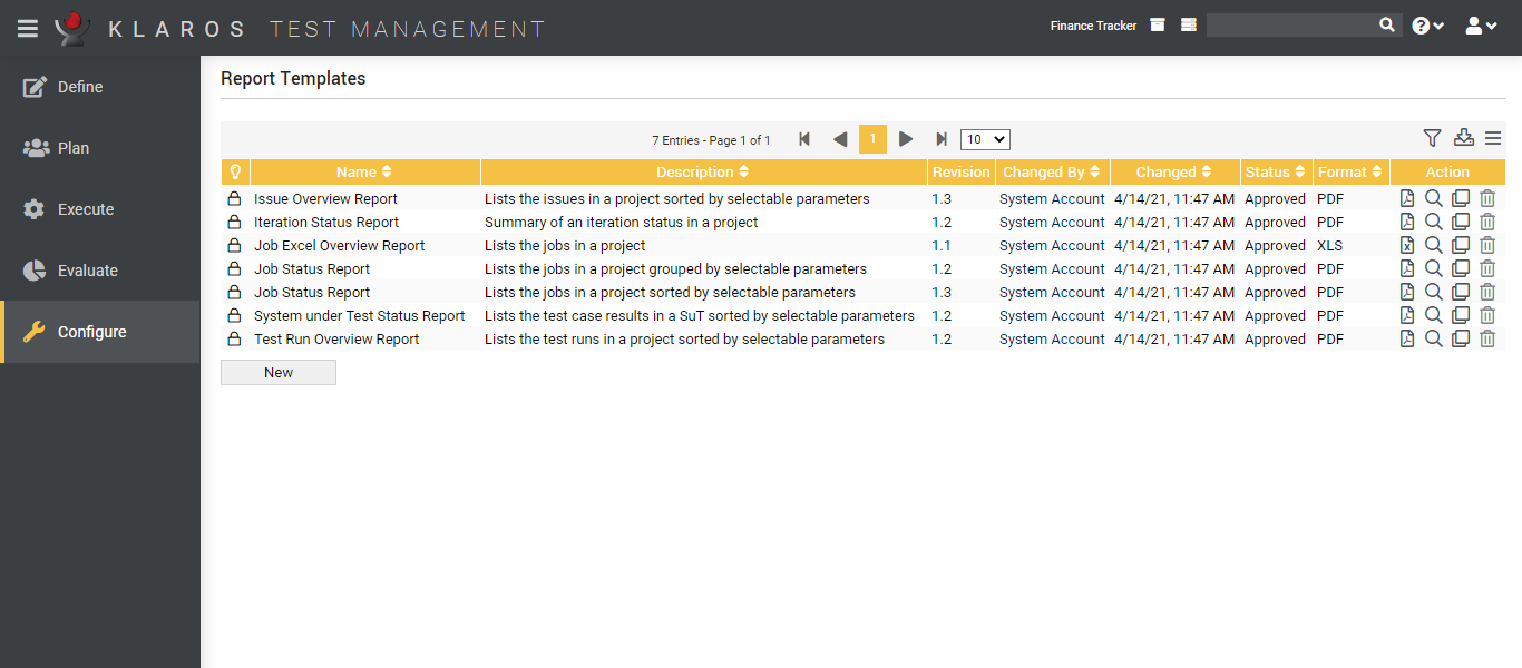 Generating a Report