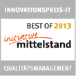 Innovation Award IT  - Best of 2013: Qualitätsmanagement